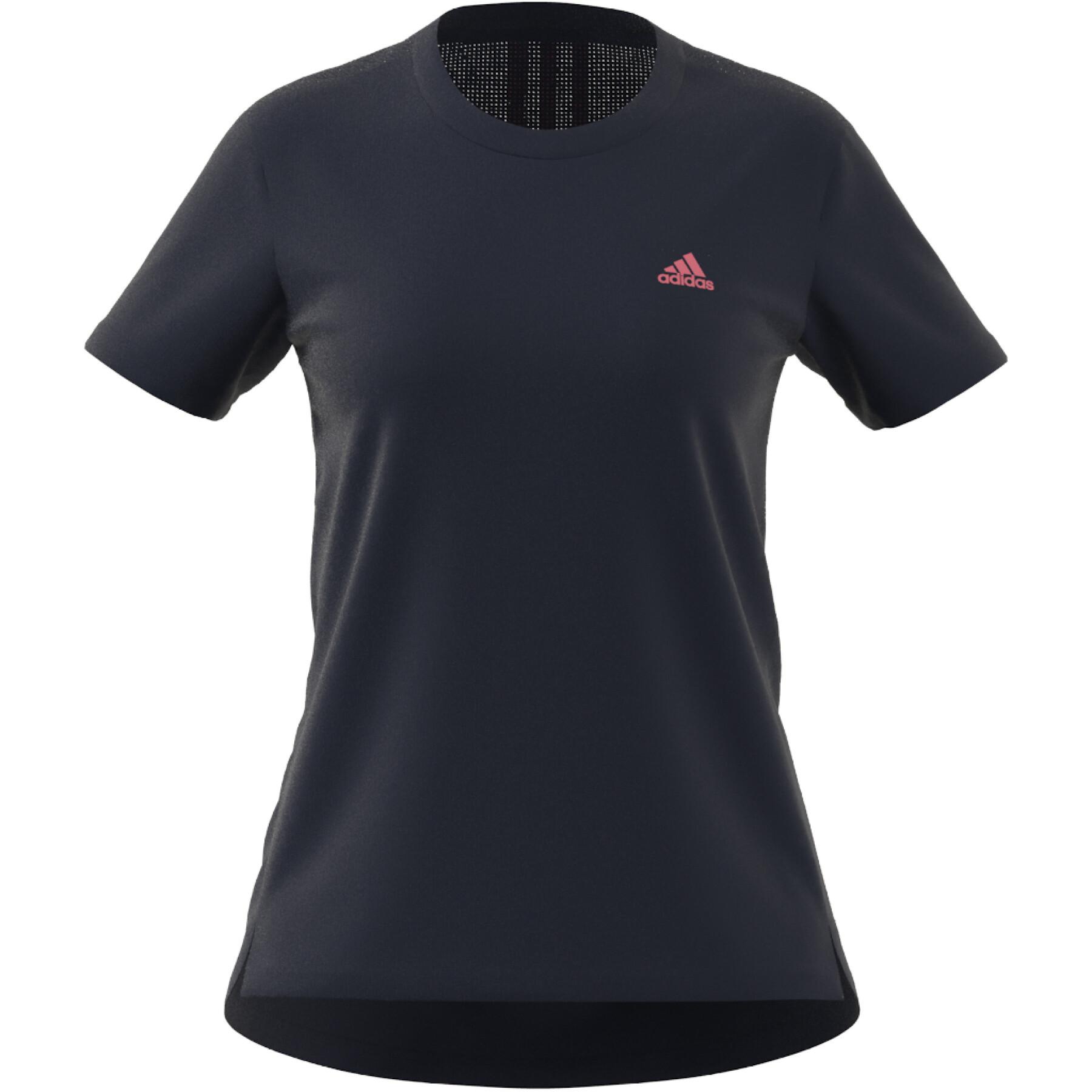 Koszulka damska adidas AEROREADY Designed 2 Move 3-Stripes Sport